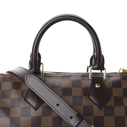 Louis Vuitton Damier Ebene Speedy Bandouliere 25 10 of 10