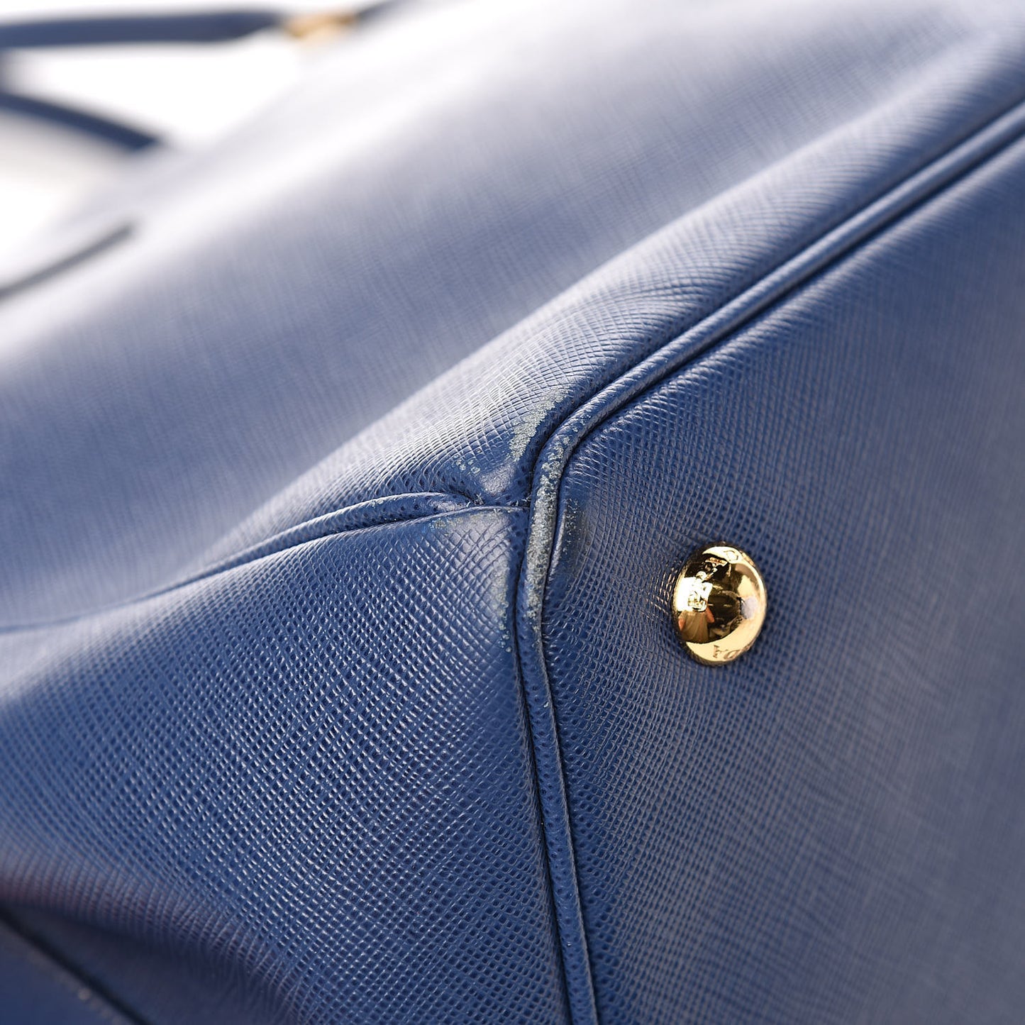 Saffiano Lux Large Tote Bluette