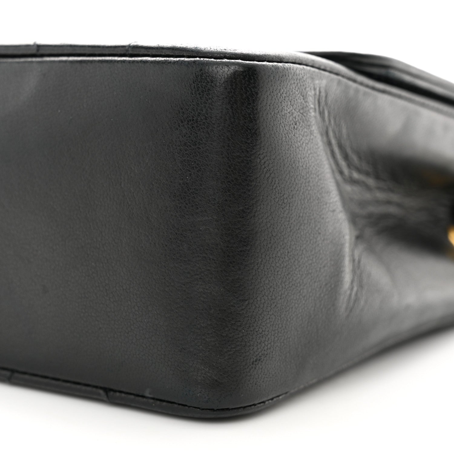 Chanel Lambskin Quilted Medium Single Flap Black 10 of 10