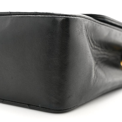 Chanel Lambskin Quilted Medium Single Flap Black 10 of 10
