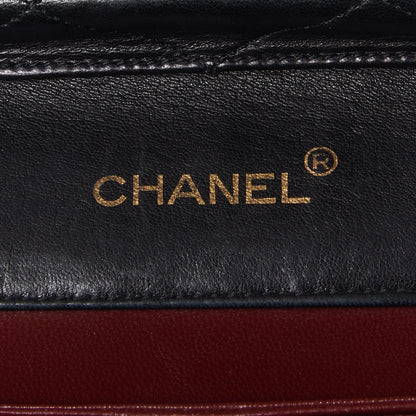 Chanel Lambskin Quilted Medium Single Flap Black 8 of 9