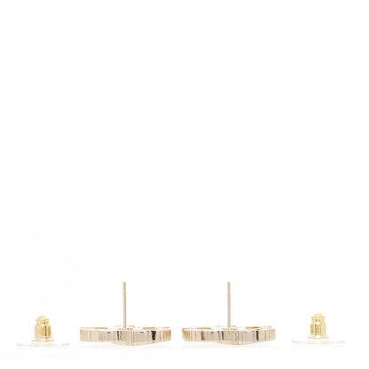 Chanel Pearl CC Earrings Gold 3 of 5