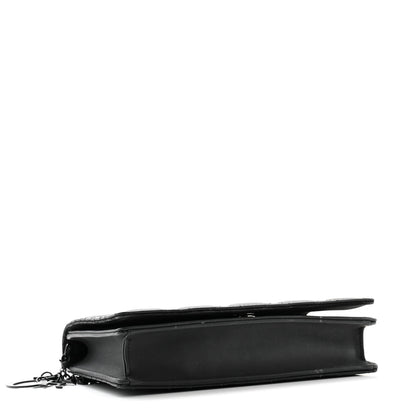 Christian Dior Ultra Matte Calfskin Cannage Lady Dior Clutch Black 5 of 14