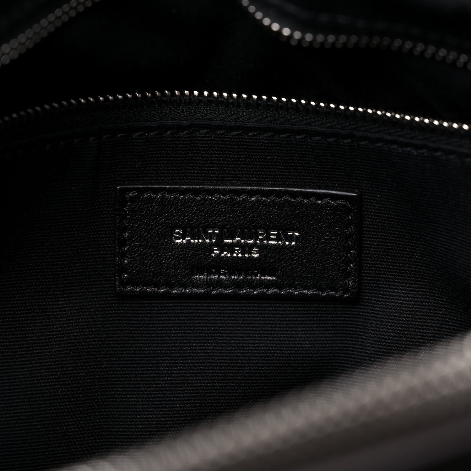 Saint Laurent Calfskin Y Quilted Monogram Medium Loulou Chain Satchel Earth 7 of 11