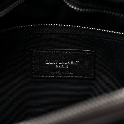 Saint Laurent Calfskin Y Quilted Monogram Medium Loulou Chain Satchel Earth 7 of 11