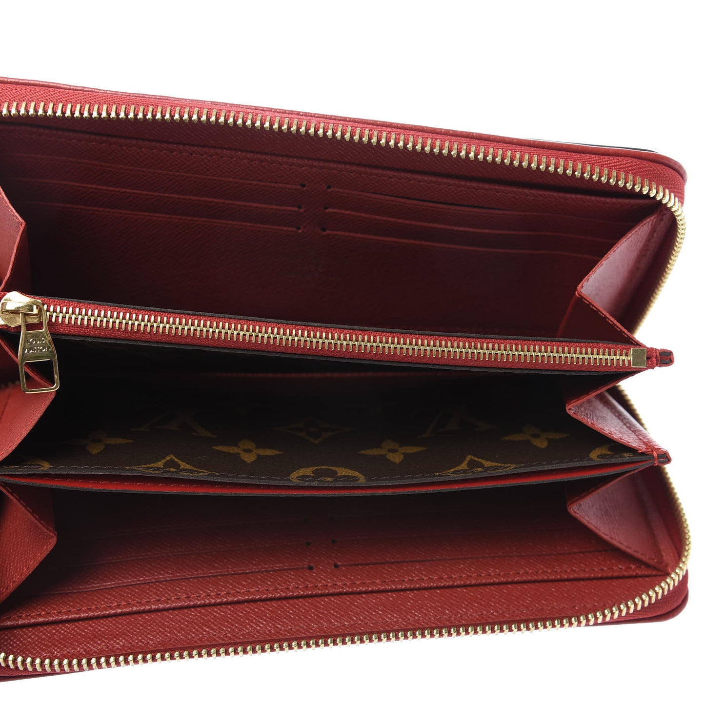 Monogram Retiro Zippy Wallet Cherry