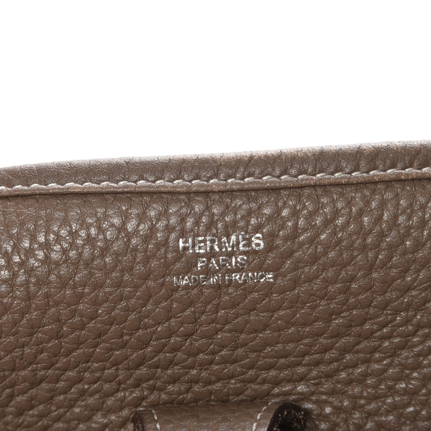 Hermes Taurillon Clemence Evelyne III PM Etoupe 6 of 10