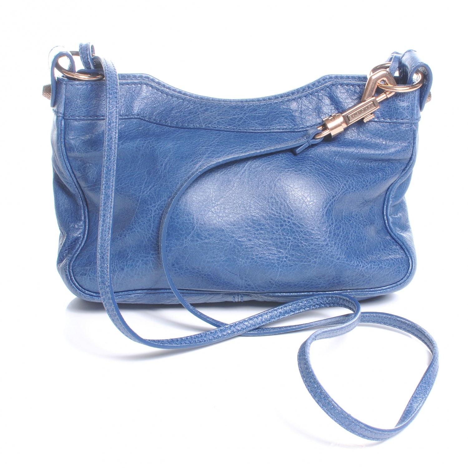 Balenciaga Agneau Giant 12 Rose Gold Hardware Hip Bleu Cobalt 3 of 9