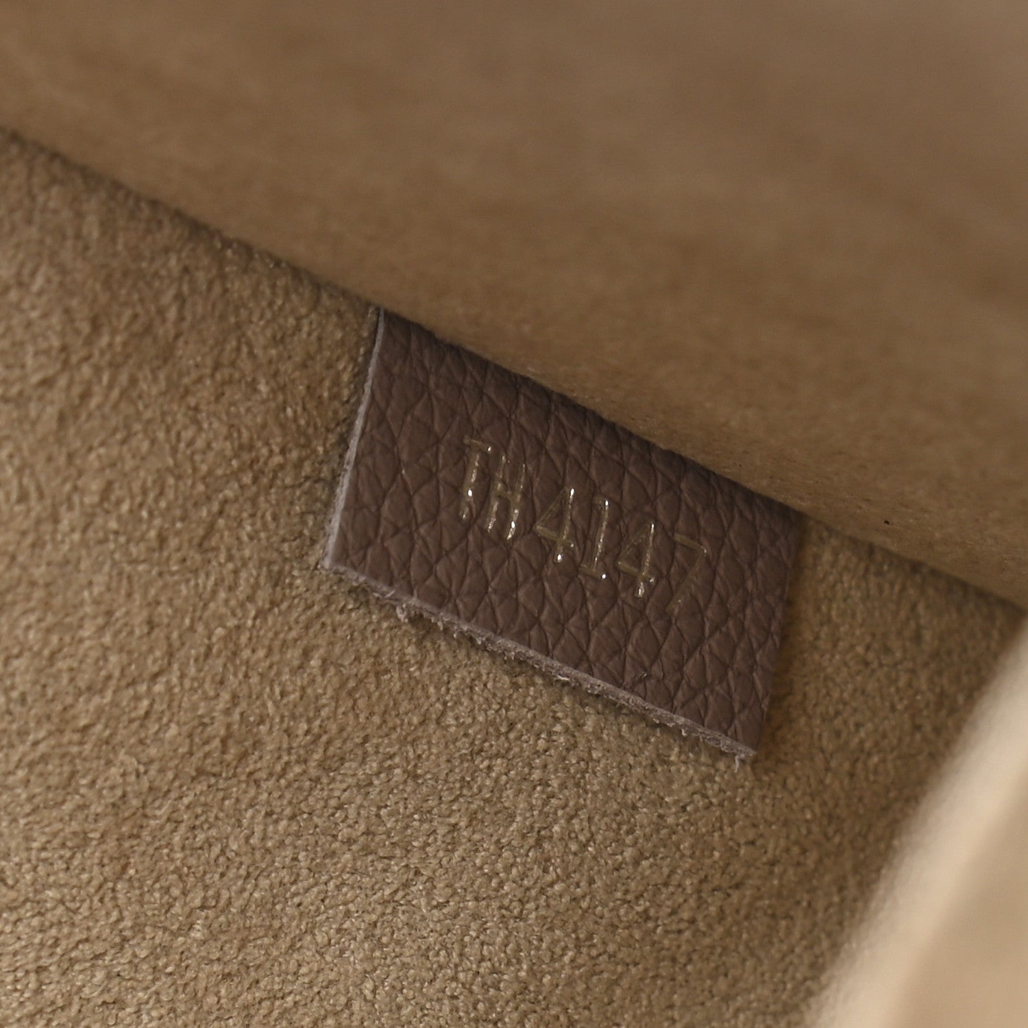 Louis Vuitton Calfskin Zip Pouch Taupe 7 of 7