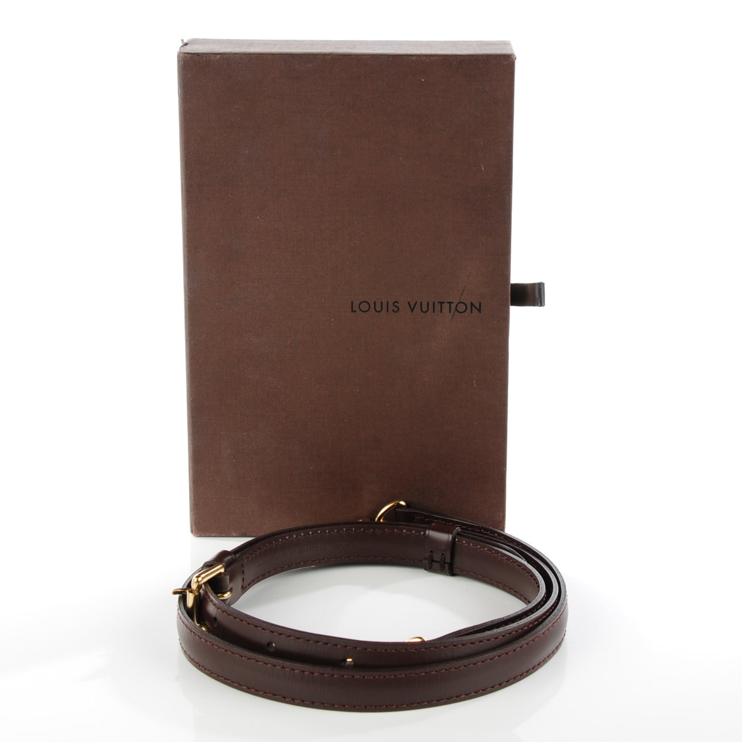 Calfskin 16mm Adjustable Shoulder Strap Brown