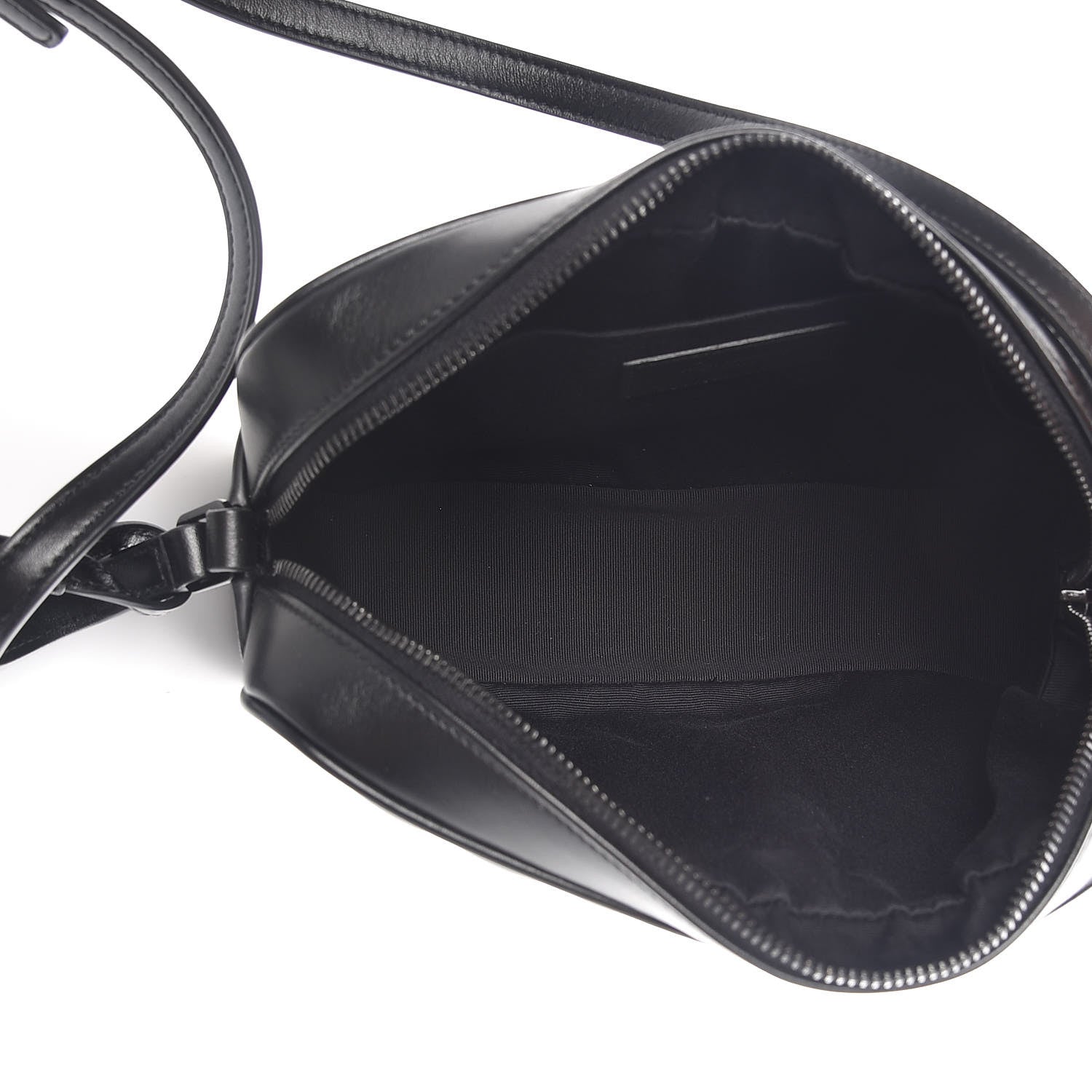 Saint Laurent Calfskin Matelasse Monogram Lou Camera Bag Black 5 of 9