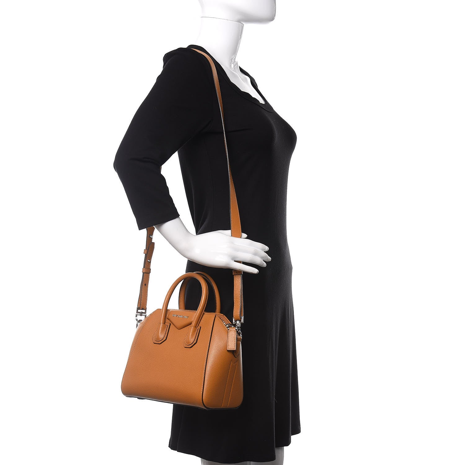 Givenchy Sugar Goatskin Mini Antigona Amber 2 of 9