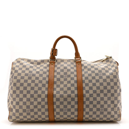Louis Vuitton Damier Azur Keepall 50 1 of 9