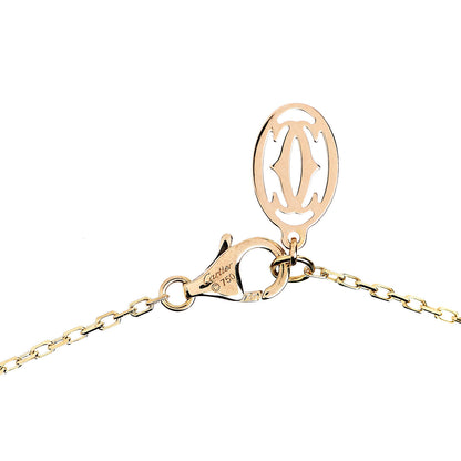 Cartier 18K Yellow Gold Diamond SM D'Amour Pendant Necklace 5 of 6