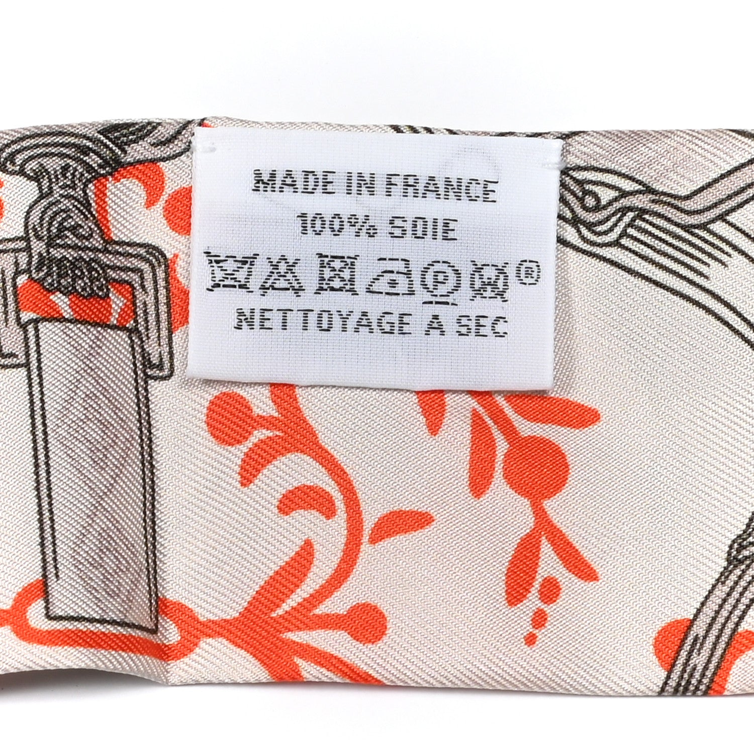 Hermes Silk Etriers Remix Twilly Verveine Orange Kaki 4 of 5