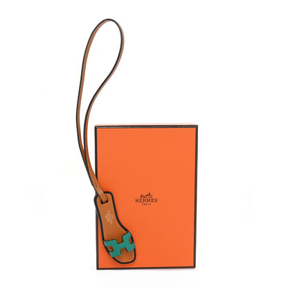 Hermes Epsom Butler Calfskin Hunter Oran Nano Bag Charm Vert Jade 4 of 4