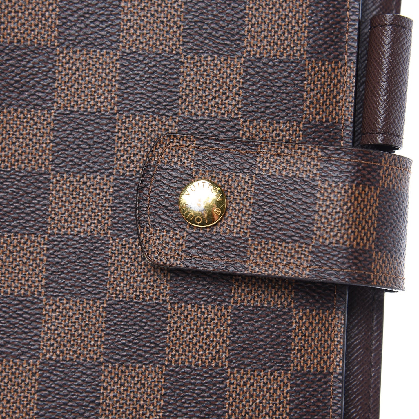 Damier Ebene Large Ring Agenda Cover