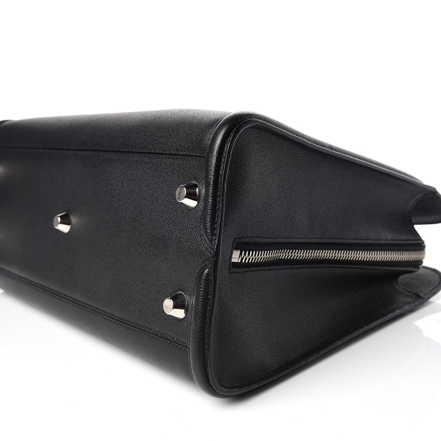 Calfskin Heroine Open Tote Black