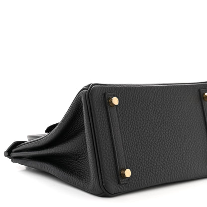 Hermes Togo Birkin 25 Black 9 of 11