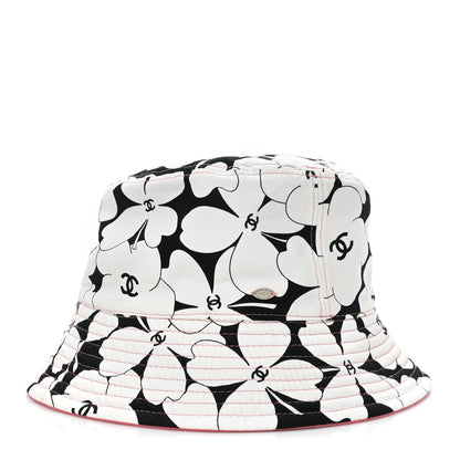Chanel CC Bucket Hat Pink White Black 7 of 10