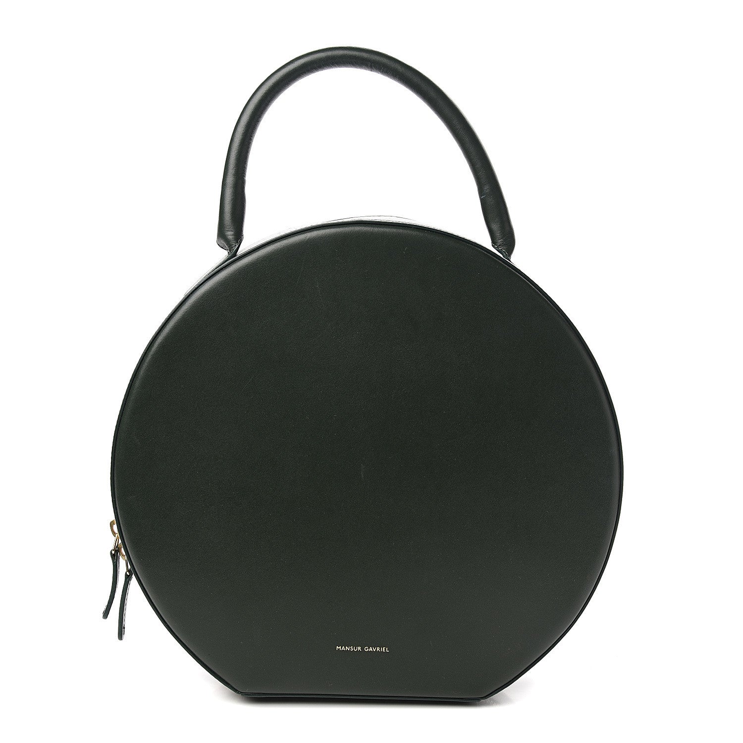 Mansur Gavriel Calfskin Circle Bag Moss 1 of 8