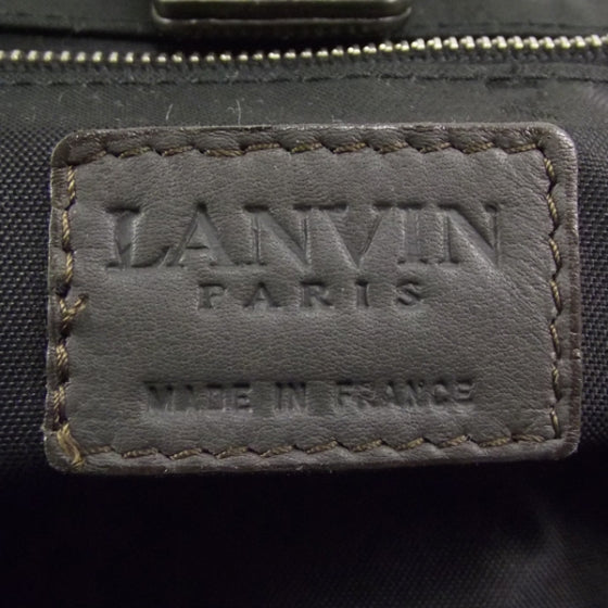 Lanvin Leather Draped Frame Bag Grey 8 of 8