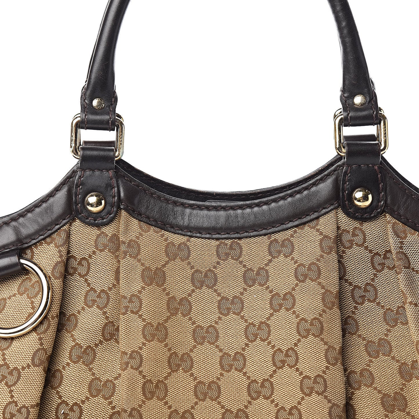 Monogram Medium Sukey Tote Dark Brown