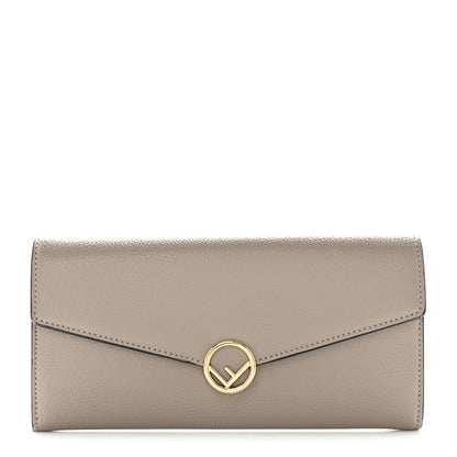Fendi Vitello Cruise F is Fendi Continental Envelope Wallet Tortora 1 of 8