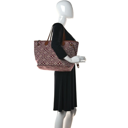 Louis Vuitton Jacquard Since 1854 Neverfull MM Bordeaux 2 of 9