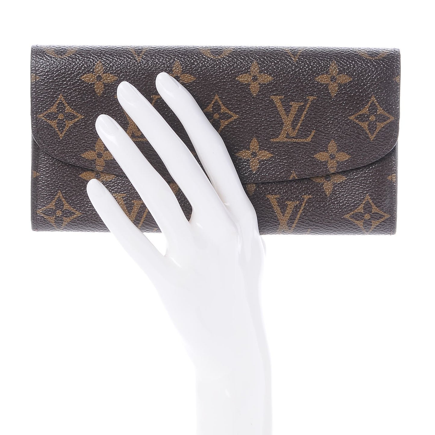 Monogram Emilie Wallet Red