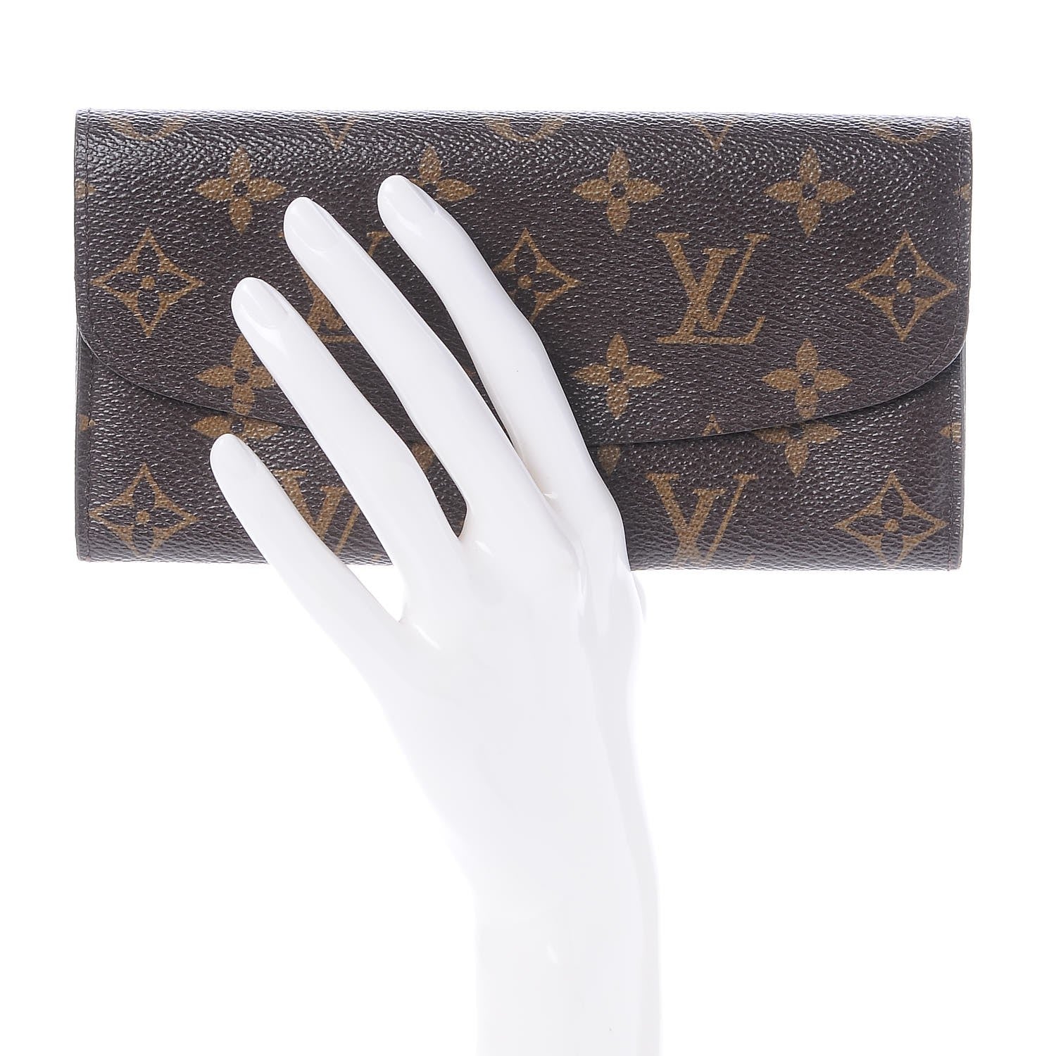 Louis Vuitton Monogram Emilie Wallet Red 2 of 8