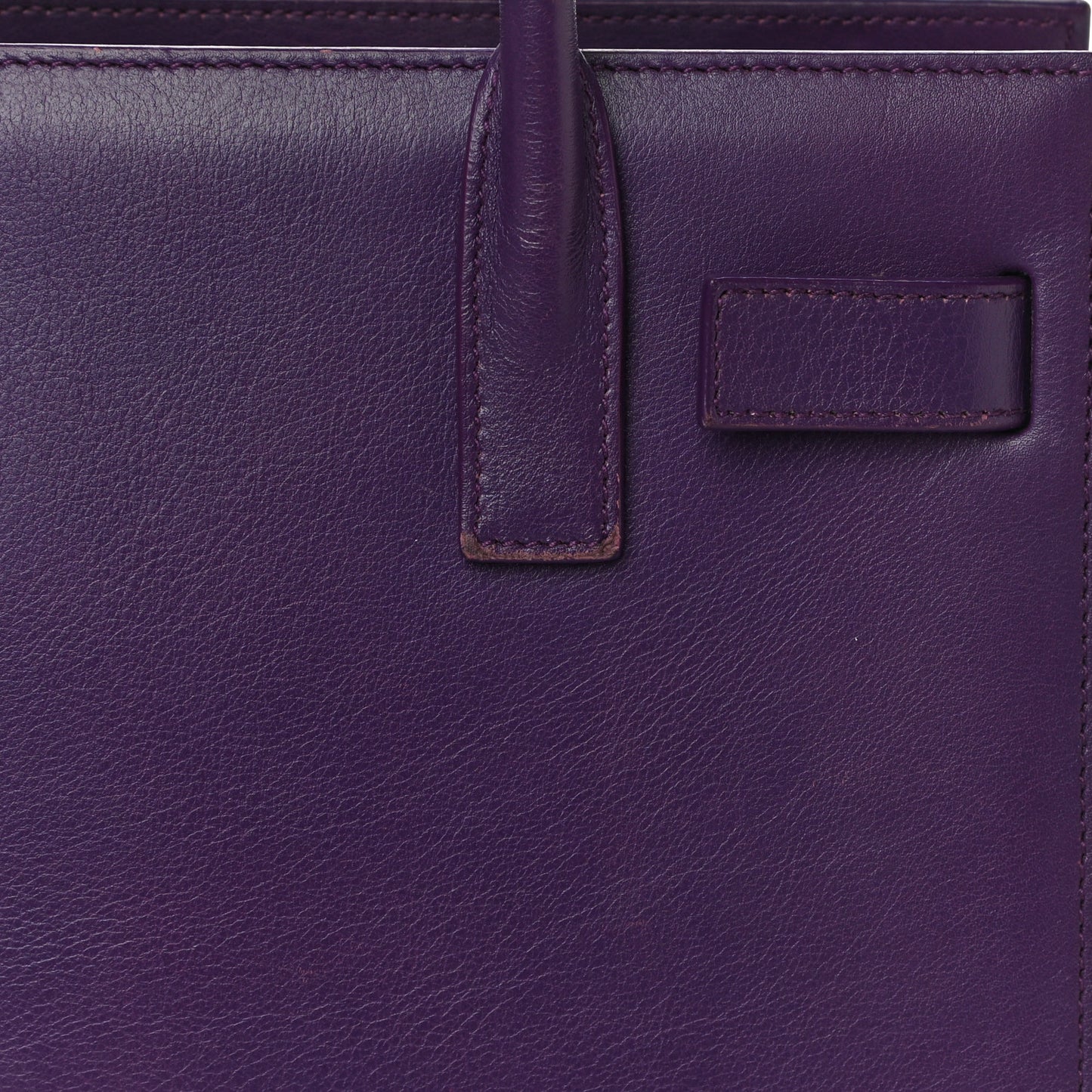 Calfskin Nano Sac De Jour Purple
