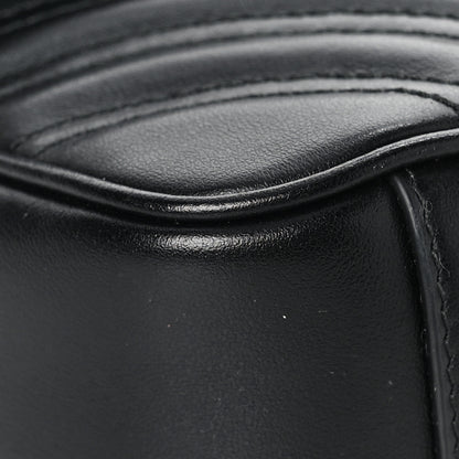 Gucci Calfskin Matelasse Mini GG Marmont Shoulder Bag Black 7 of 8