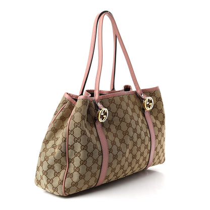 Gucci Monogram Medium Twins Tote Pink 4 of 13