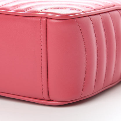Prada Soft Calfskin Diagramme Crossbody Bag Peonia 11 of 11