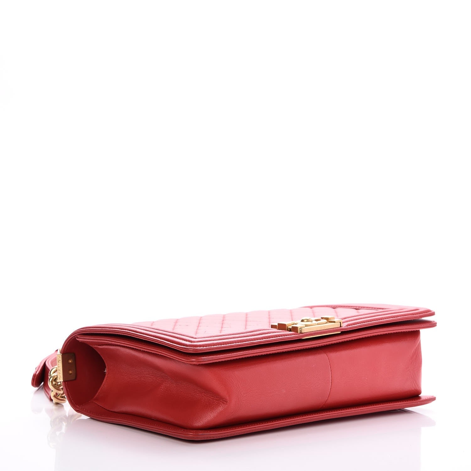 Chanel Lambskin Quilted New Medium Boy Flap Red 5 of 8