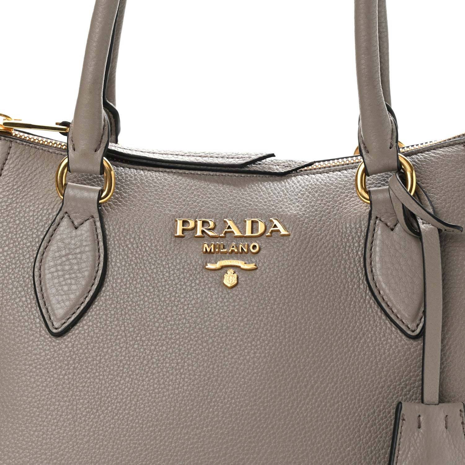 Prada Vitello Phenix Shoulder Bag Argilla 8 of 11