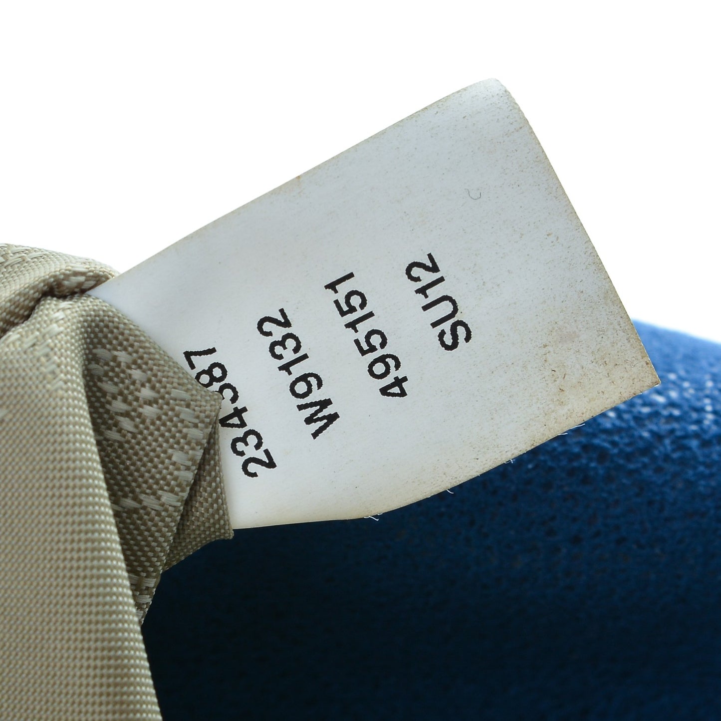 Shaggy Deer Falabella Fold Over Tote Blue