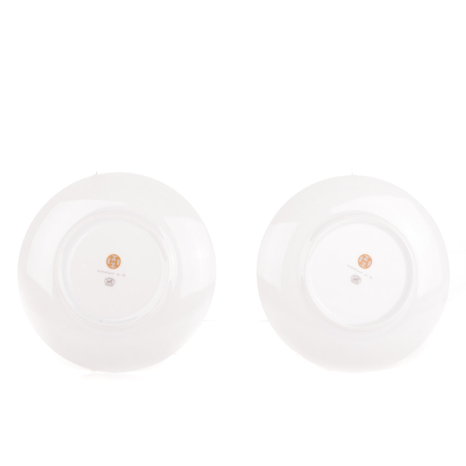 Hermes Porcelain Mosaique au 24 Dessert Plate Set of 2 3 of 5