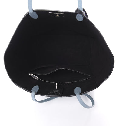 Louis Vuitton Calfskin Lockme Cabas Sky Black 6 of 9
