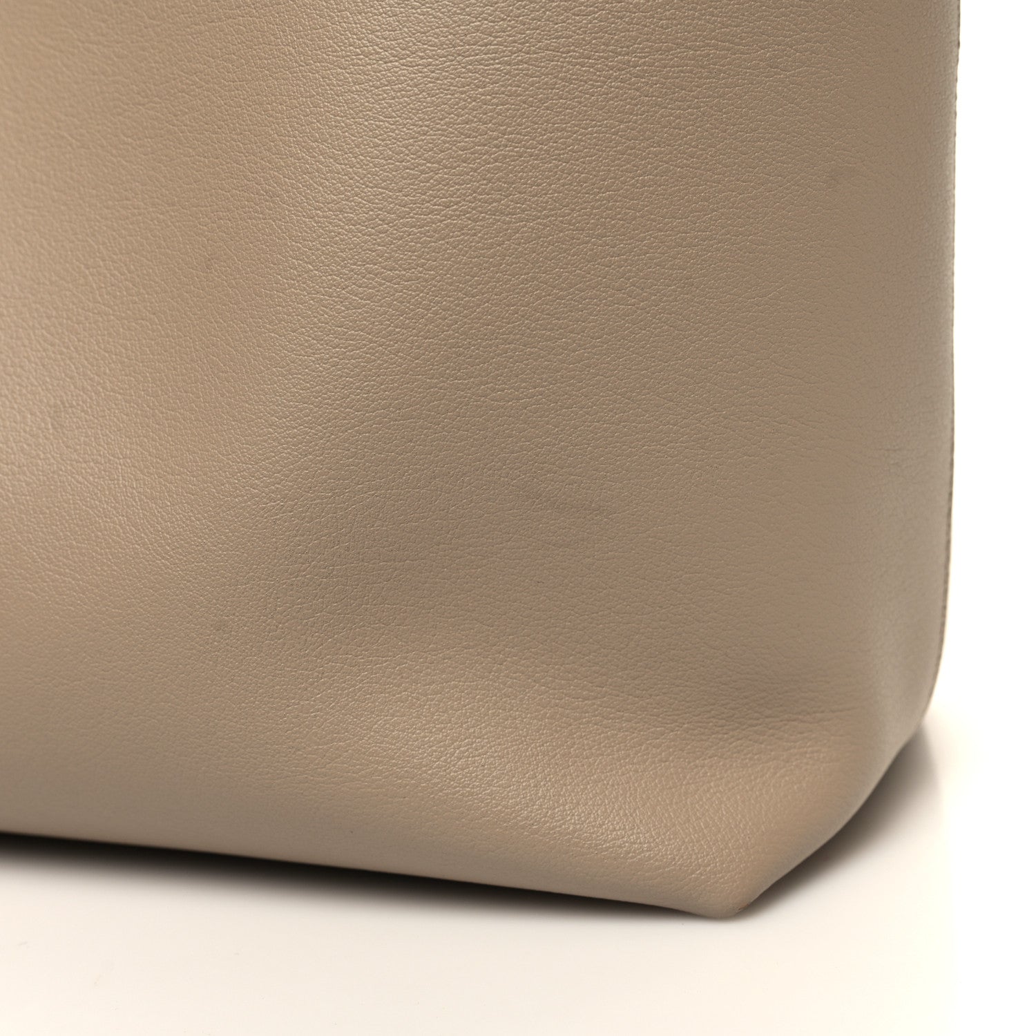 Saint Laurent Calfskin Large Shopping Tote Dark Beige 13 of 14
