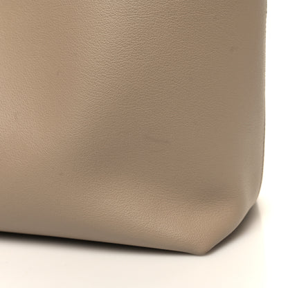 Saint Laurent Calfskin Large Shopping Tote Dark Beige 13 of 14