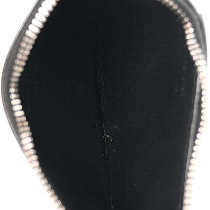 Saint Laurent Calfskin 5 Fragments Zip Pouch Card Holder Black 5 of 8