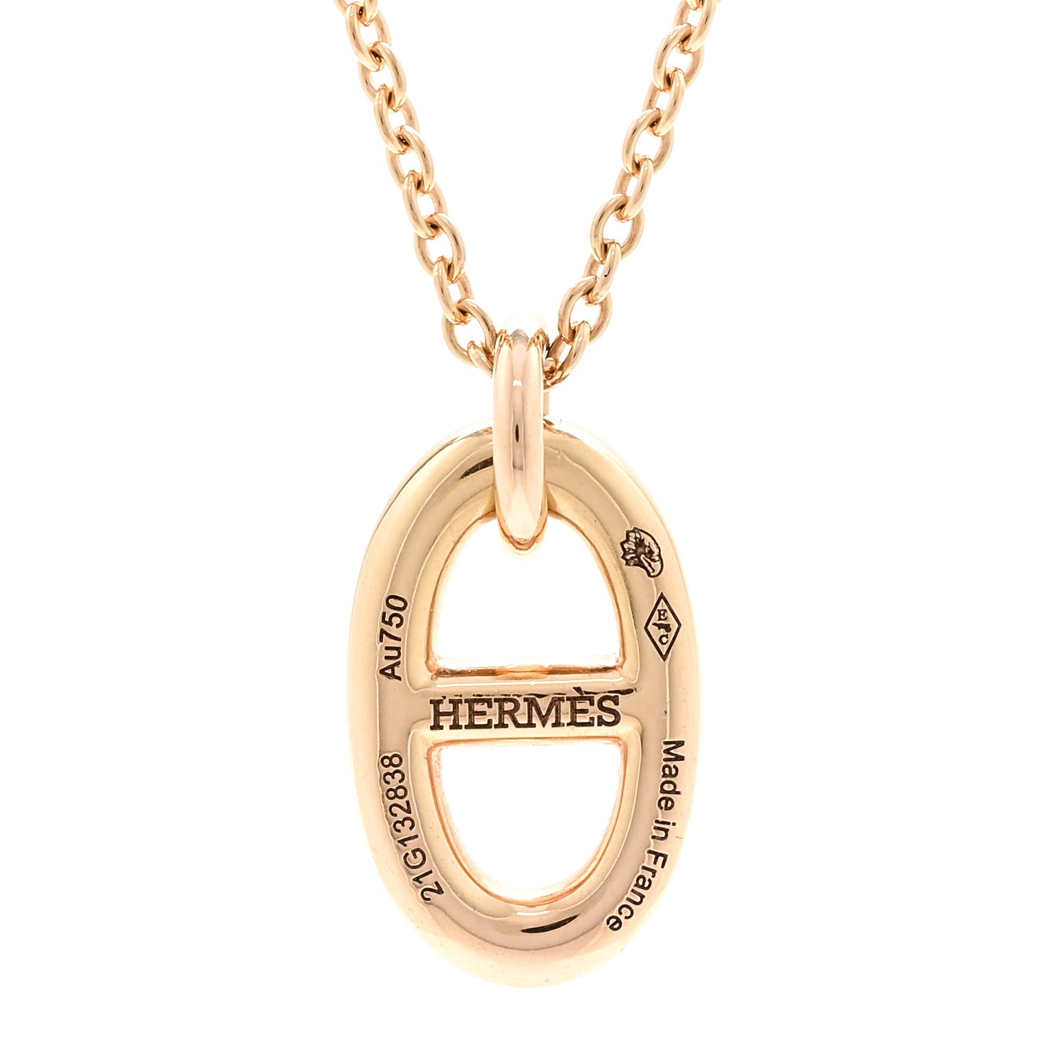 Hermes 18K Rose Gold PM Farandole Pendant Necklace 4 of 5