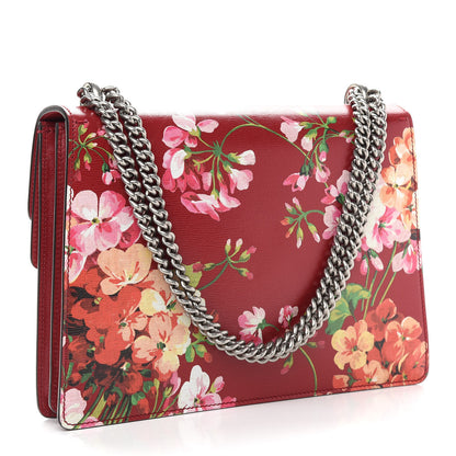 Gucci Calfskin Blooms Print Medium Dionysus Shoulder Bag Romantic Cherry Multicolor 2 of 8