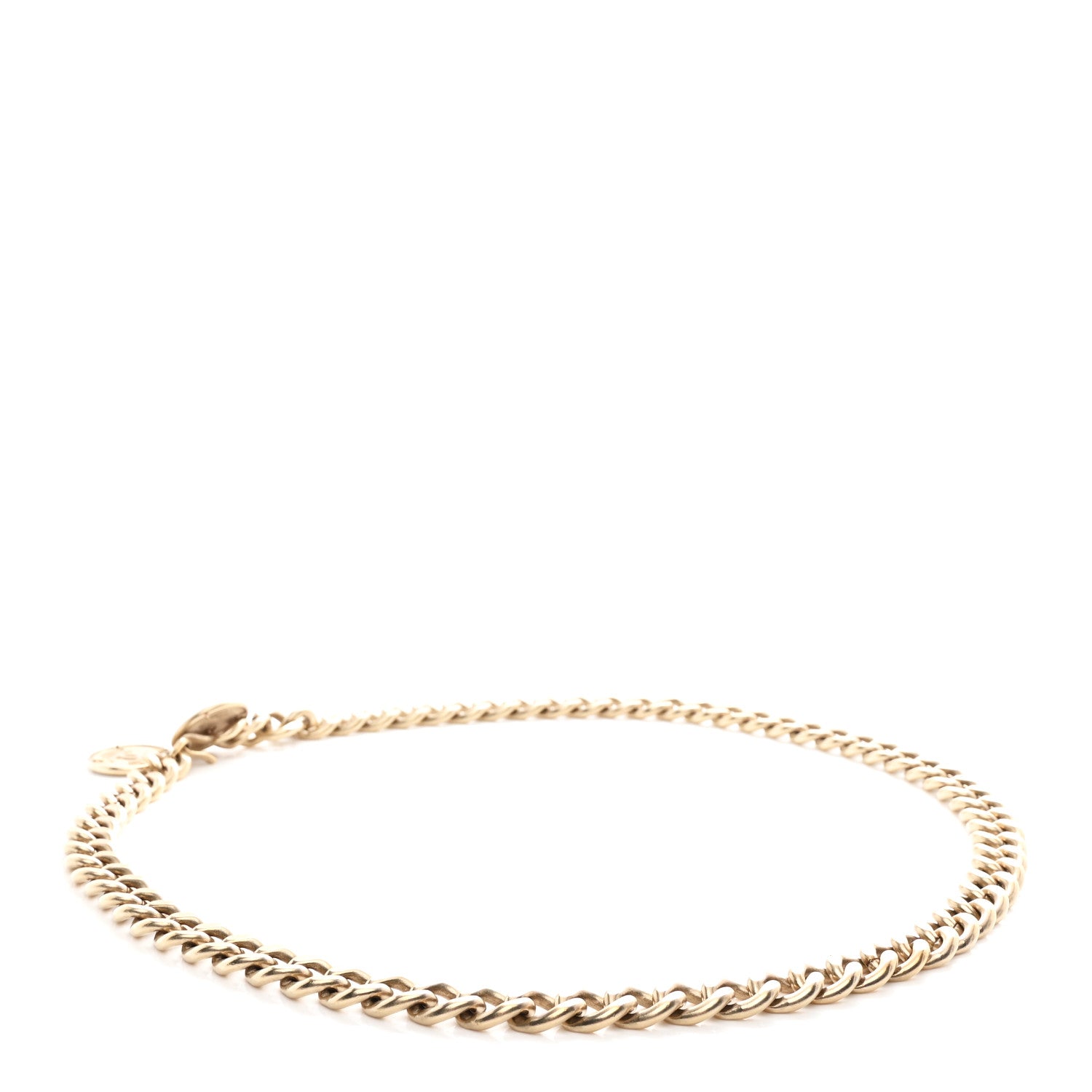 Chanel Metal Chain CC Medallion Belt Gold 2 of 3