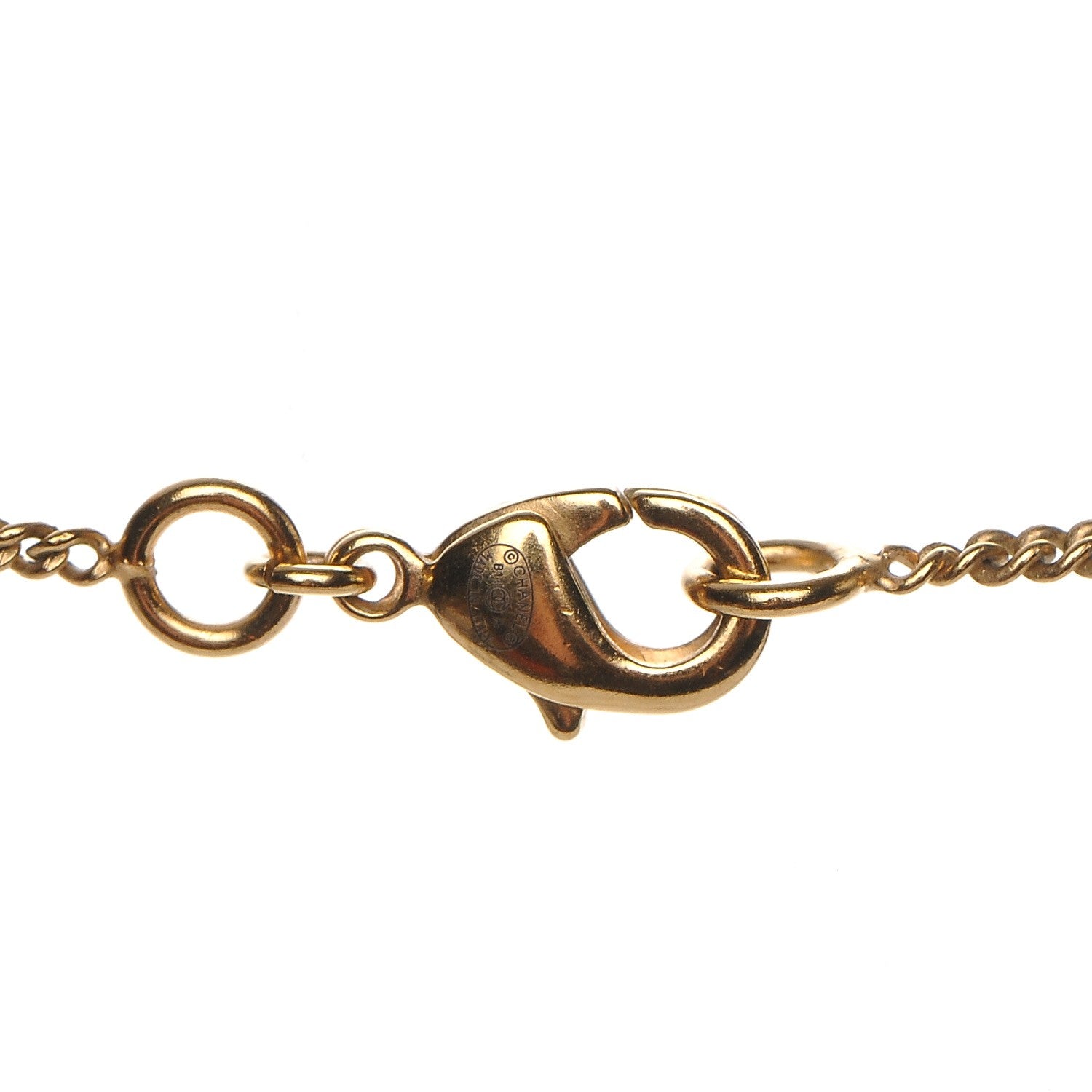 Chanel CC Pendant Necklace Gold 5 of 5