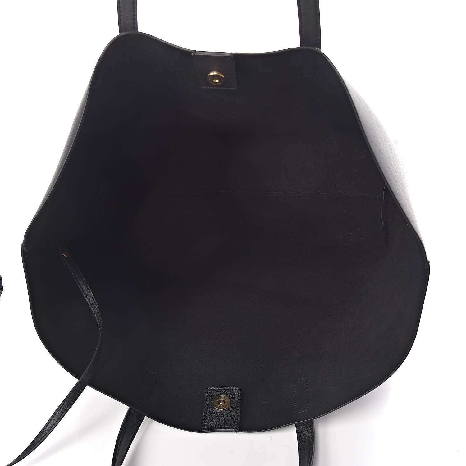 Saint Laurent Calfskin Large Shopping Tote Black 6 of 10