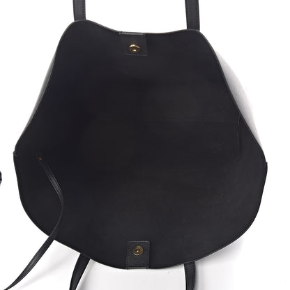 Saint Laurent Calfskin Large Shopping Tote Black 6 of 10