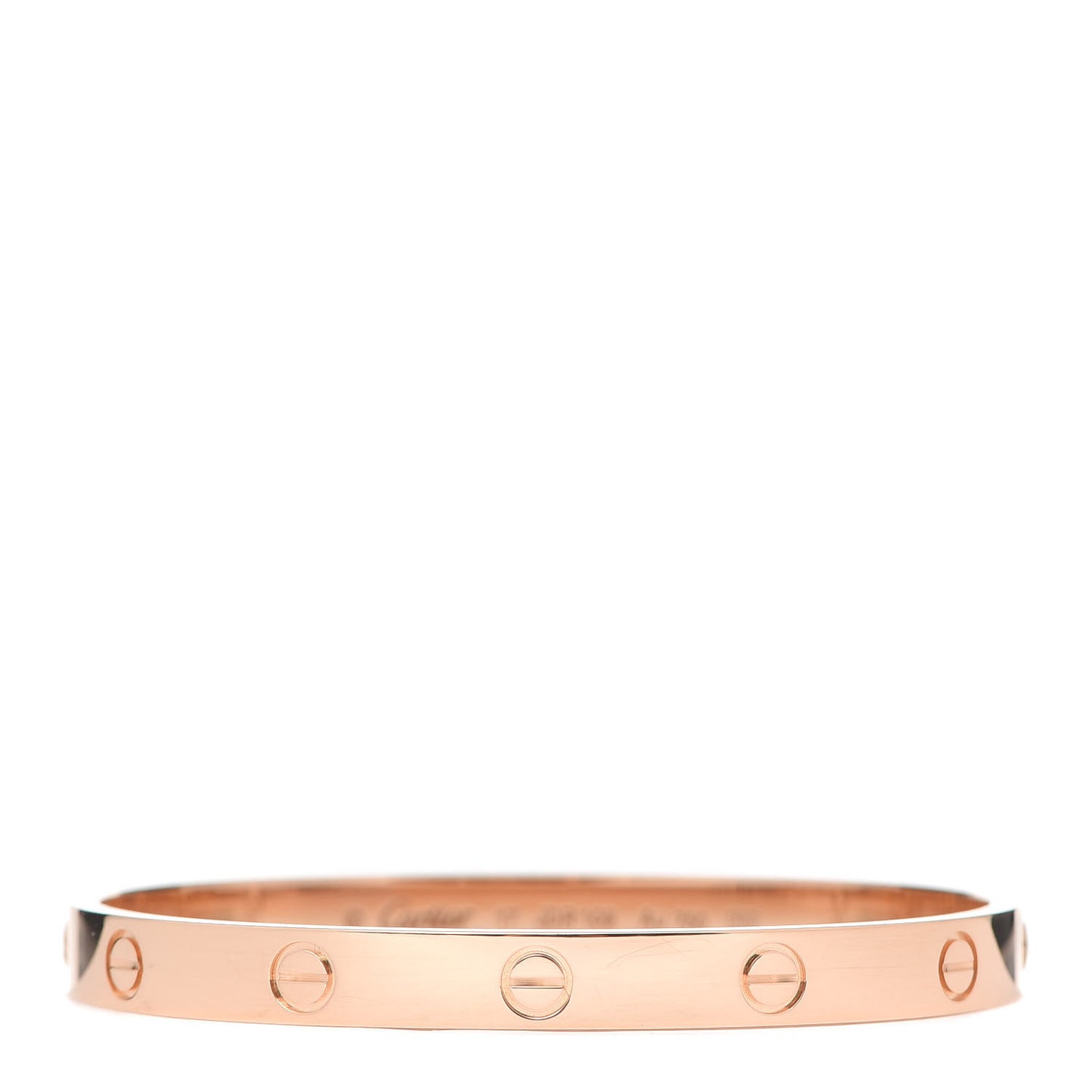 18K Pink Gold LOVE Bracelet 17